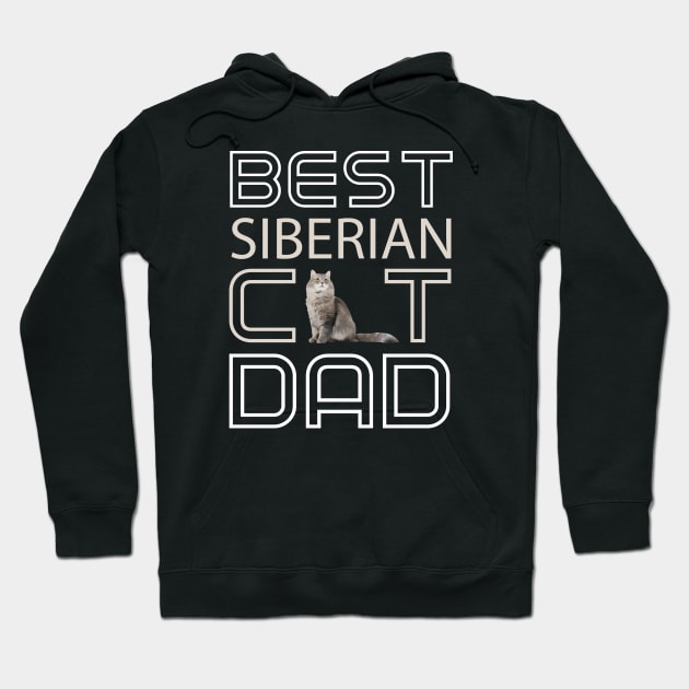 Best Siberian Cat Dad Hoodie by AmazighmanDesigns